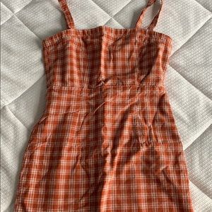 Plaid summer dress